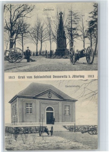 Dennewitz gedenkhalle denkmal - dennewitz,