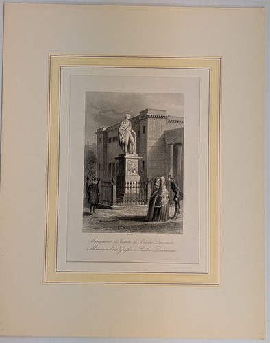 Stahlstich monument des - monument,